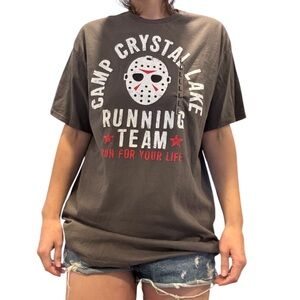 NWOT Unisex Camp Crystal Lake Running Team Shirt